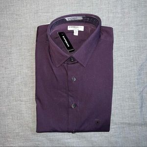 Express Dress Shirt - Size M 15 15 1/2 - Deep/Dark Purple